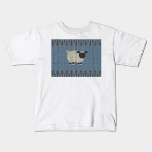 Knitted Sheep Kids T-Shirt